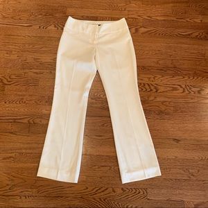 The limited drew fit white trousers